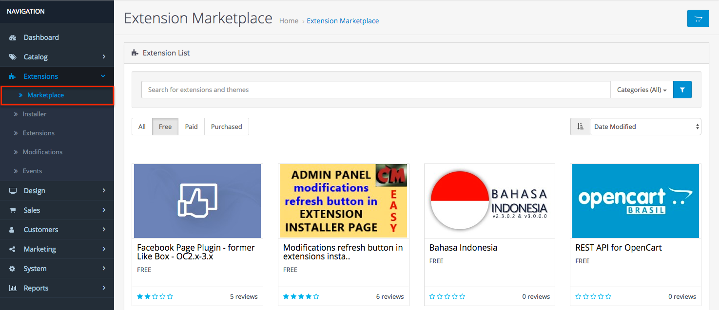 O OpenCart 3.0 é lançado oficialmente! Aqui está o que há de novo! 9